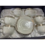 GOLD DESGNED EXPRESSO CUPS (SET OF 12) LIBERTY